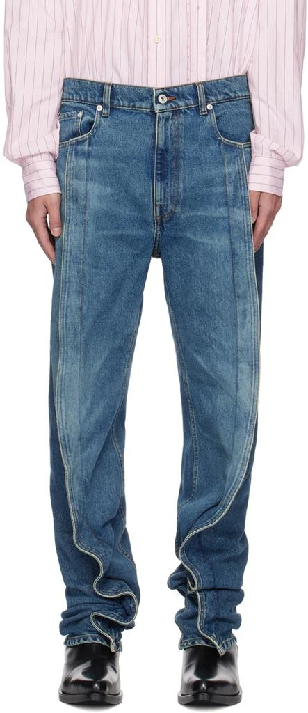 Y/Project Blue Banana Jeans 1