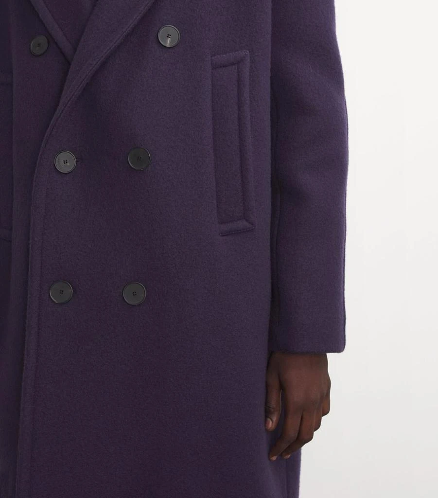 Lanvin Wool Double-Breasted Pea Coat 6