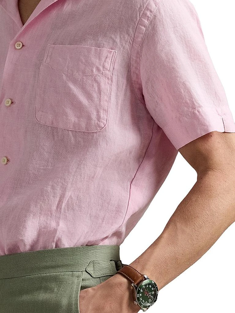 Ralph Lauren Classic-Fit Slub Linen Camp Shirt 5