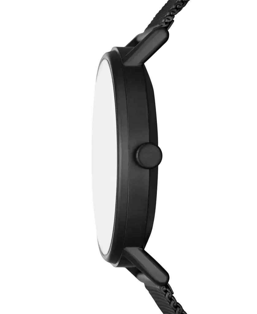 Skagen Men's Kuppel Quartz Three Hand Black Stainless Steel Watch, 44mm 2