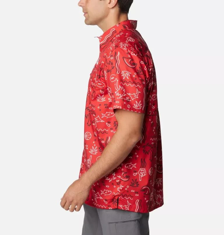 Columbia Columbia Men's Collegiate PFG Super Slack Tide  Shirt - Georgia- 3