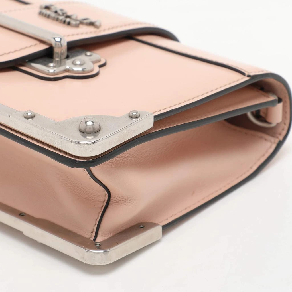 Prada Prada Nude Pink Patent Leather Cahier Shoulder Bag 14