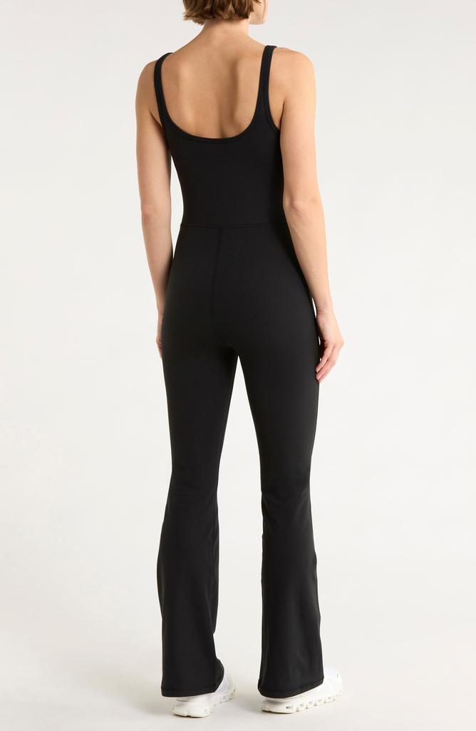 YOGALICIOUS Felix Lux Ribbed Flare Leg Jumpsuit