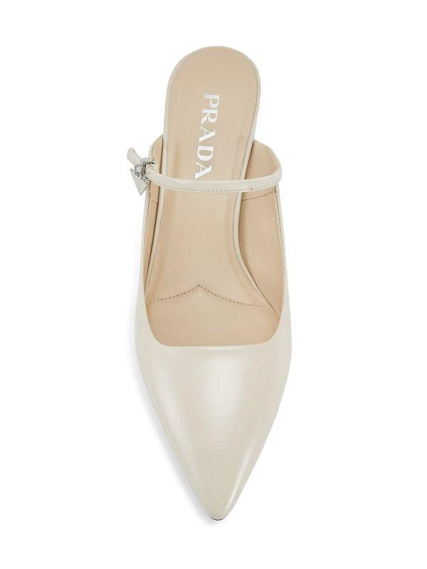 Prada 45MM Patent Leather Pumps 5