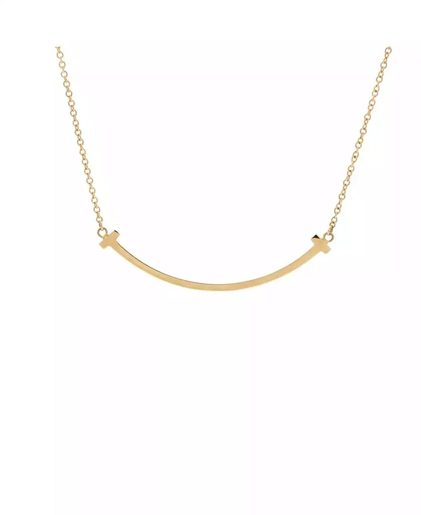 Pre-Owned Tiffany
Co T Smile Pendant Necklace