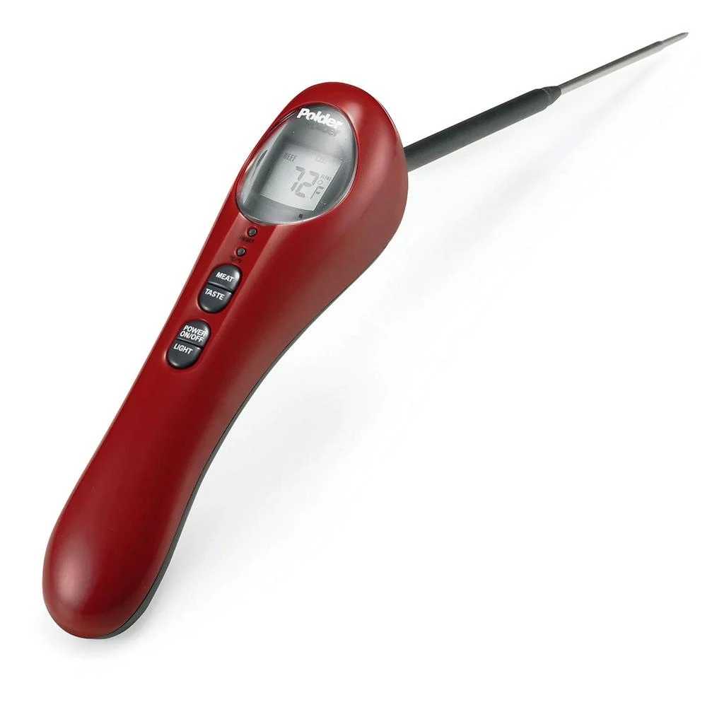 Polder Safe Serve Digital Instant Read Grill Thermometer w/ 10 Inch Probe 6