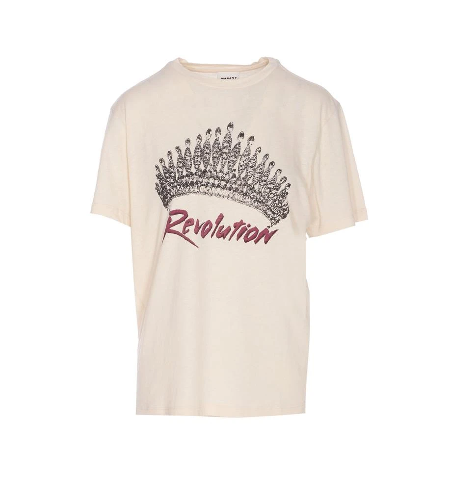 Isabel Marant Étoile Isabel Marant Étoile Logo Printed Crewneck T-Shirt 1