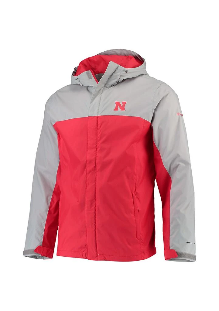 Columbia NCAA Gray/Scarlet Nebraska Huskers Glennaker Storm Full-Zip Jacket 2