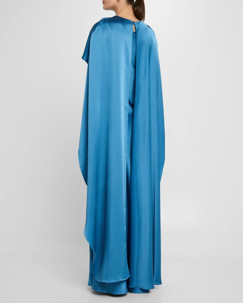 SIMKHAI Izel Draped Cape Gown 3