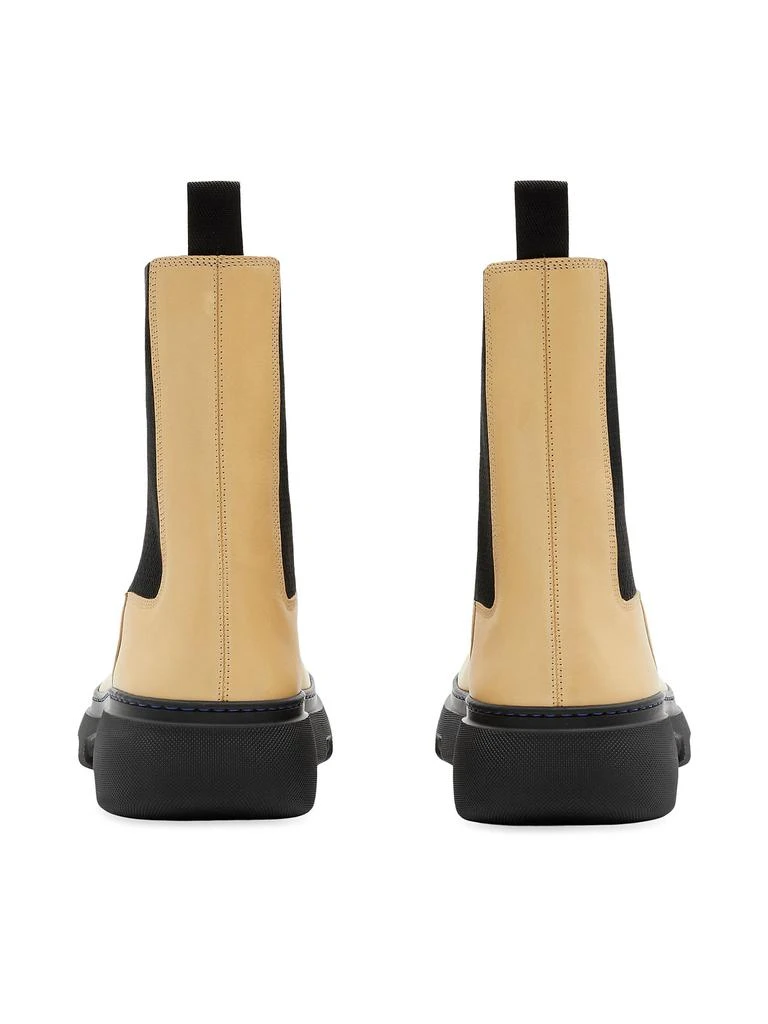 Burberry Creeper Leather Chelsea Boots 3