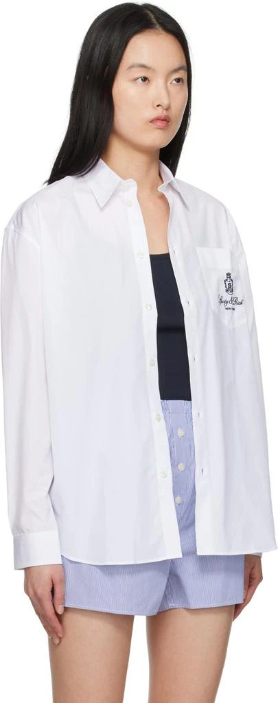 Sporty & Rich White Vendome Oversized Shirt 2