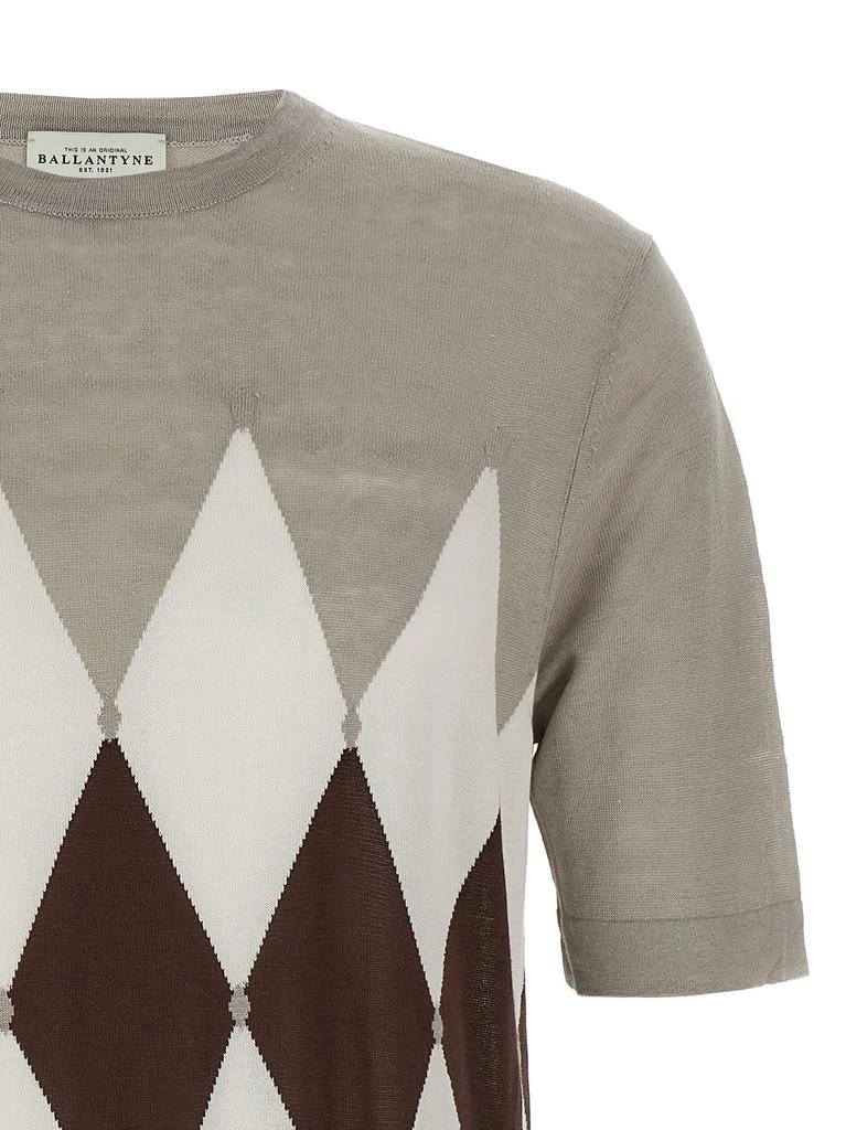 BALLANTYNE argyle T-shirt 1