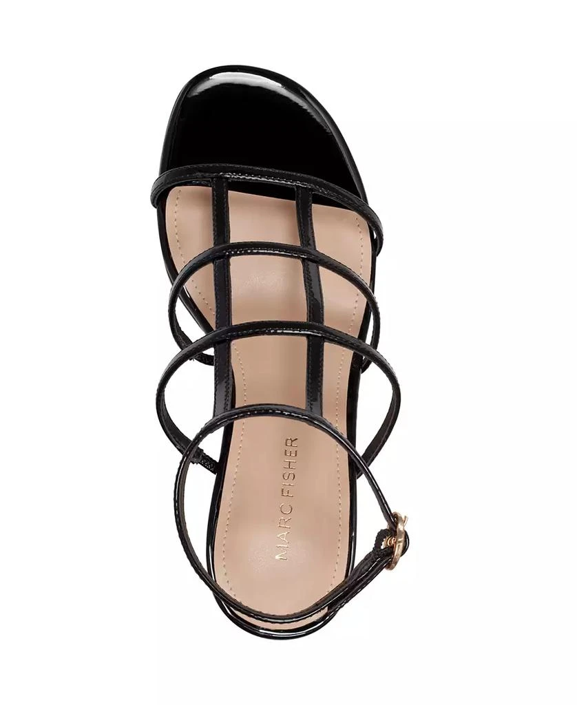 Marc Fisher Women's Norene Caged Block Heel Sandals 4