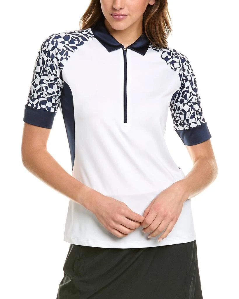 Callaway Two-Tone Geo Polo Shirt 1