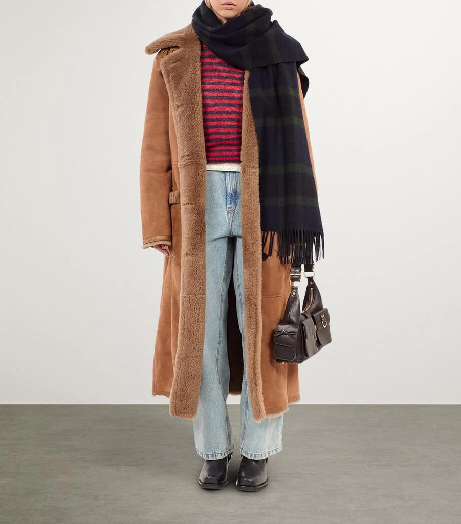 The Kooples Suede-Shearling Coat 2