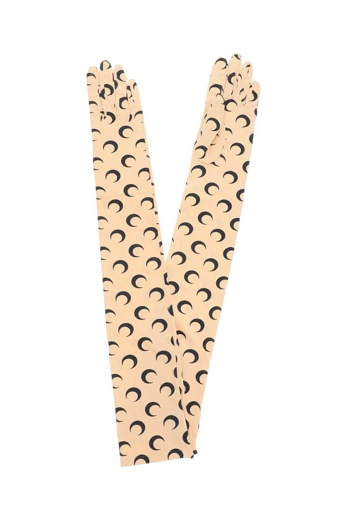 MARINE SERRE All Over Moon Long Gloves 1