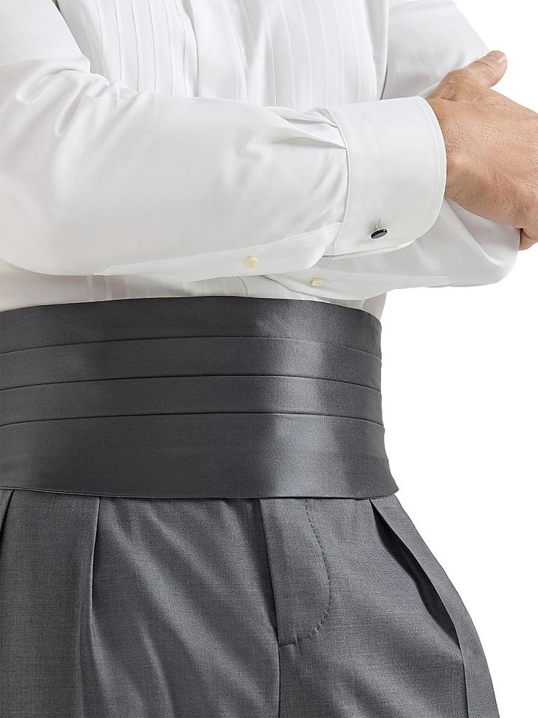 Brunello Cucinelli Silk and Cotton Satin Cummerbund 3