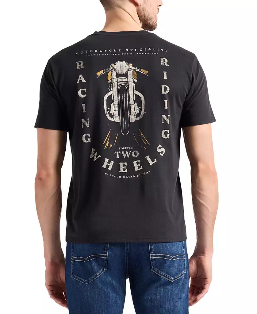 BUFFALO David Bitton Men's Motorcycle Graphic T-Shirt