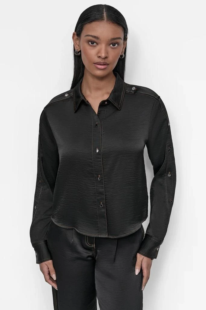 DKNY BUTTON DETAILED SHIRT 1
