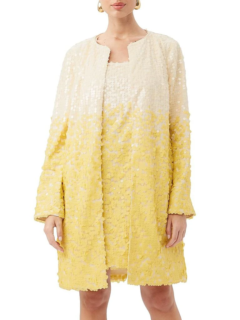 Trina Turk Nori Sequin Ombre Jacket 2