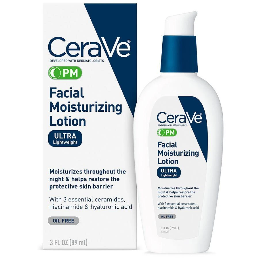 CeraVe Night Face Lotion with Hyaluronic Acid Fragrance Free 1