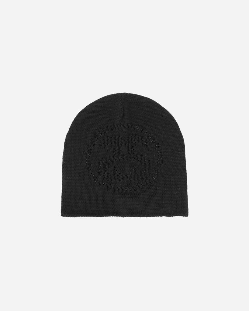 STUSSY Loose Knit SS-Link Skullcap Black - Hats - BeyondStyle