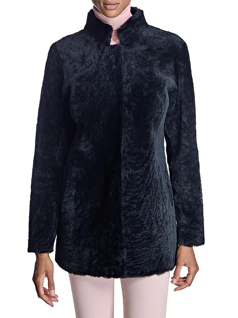 Maximilian Maximilian Reversible Shearling Lamb Jacket 3