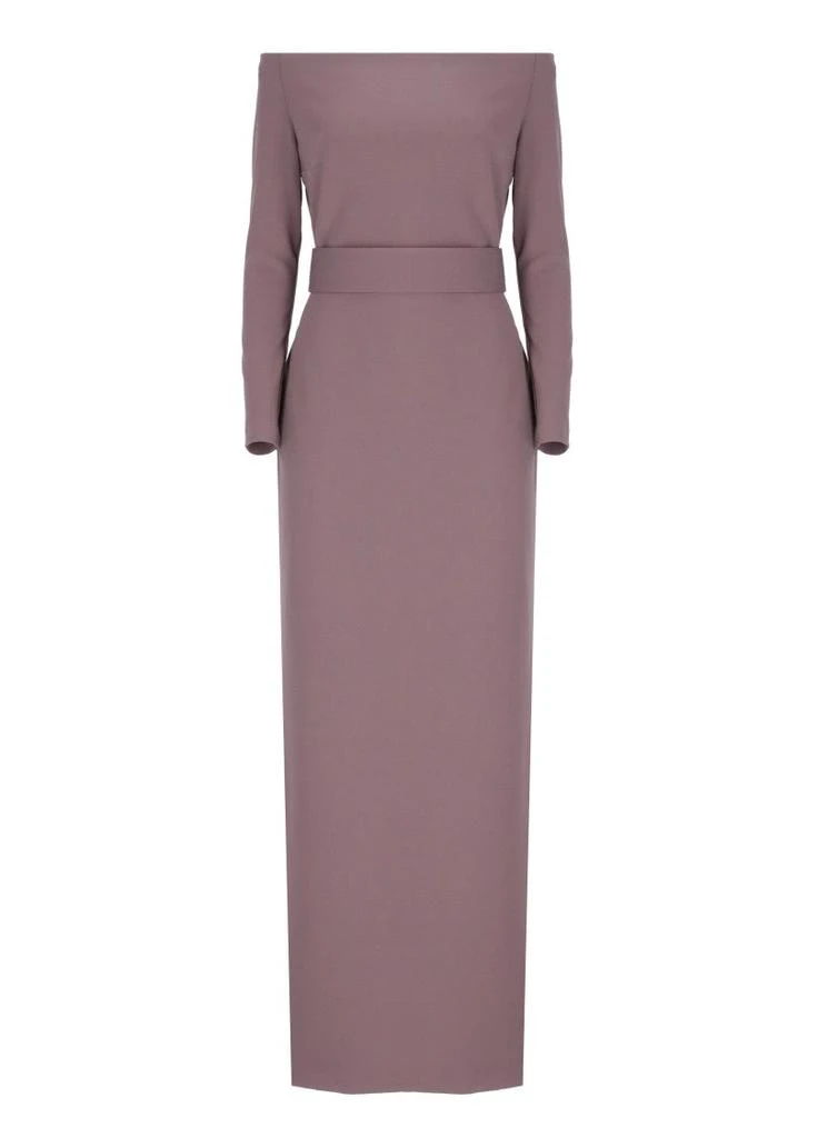 SOLACE LONDON Purple Sabina Maxi Dress 1