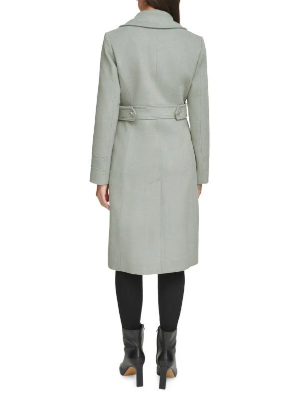 Kenneth Cole Military Wool Blend Overcoat 2
