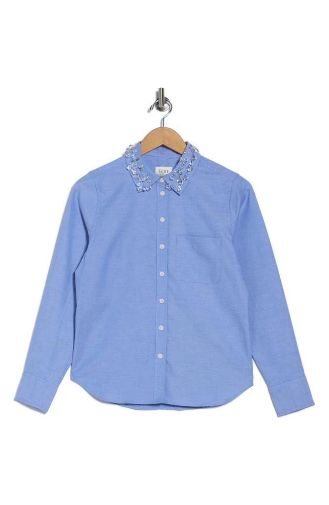 Jason Wu Embellished Collar Button-Up Shirt 3