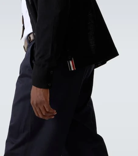 Thom Browne RWB Stripe virgin wool cardigan 6