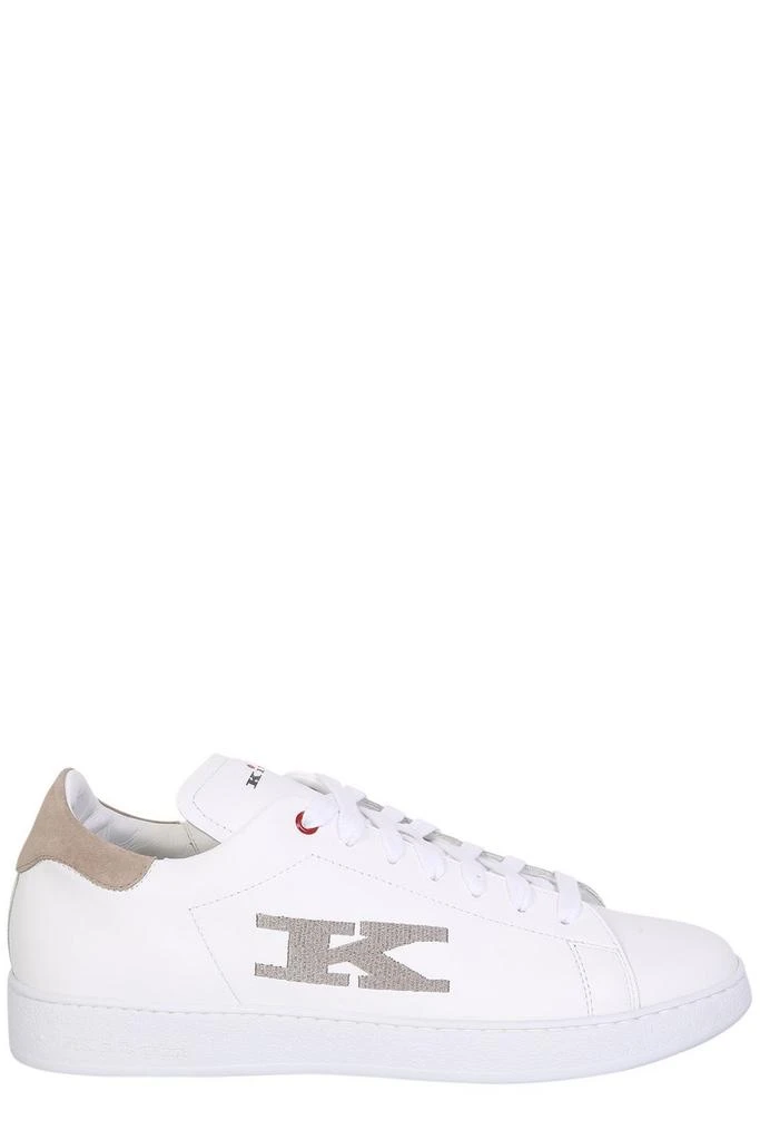 Kiton Kiton Logo Embroidered Lace-Up Sneakers 1