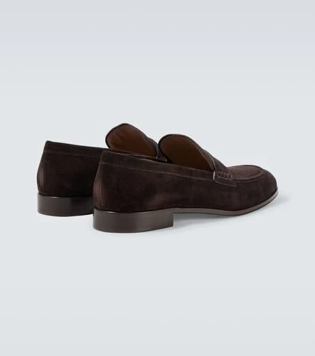 Gianvito Rossi George suede penny loafers 6