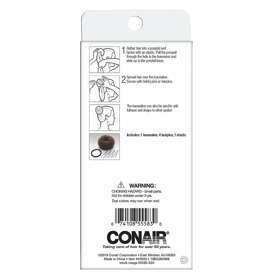 Conair 6 Piece Bun Maker Kit 2