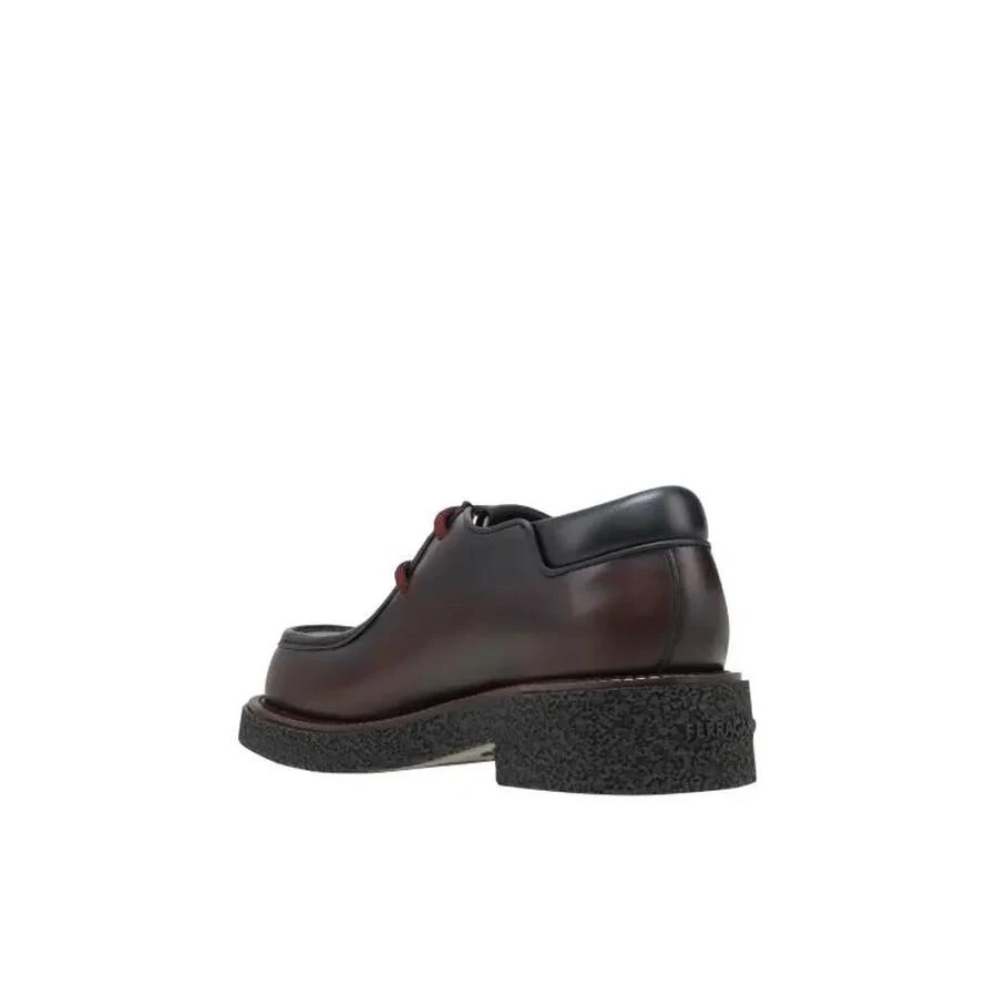 Salvatore Ferragamo Ferragamo Brown Lace-Up Derbys, Size 7 3