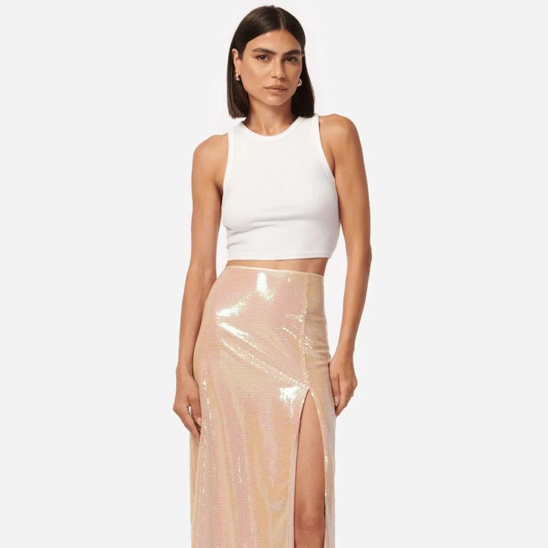 Cami NYC Artemis Skirt In Opal Sequin 1