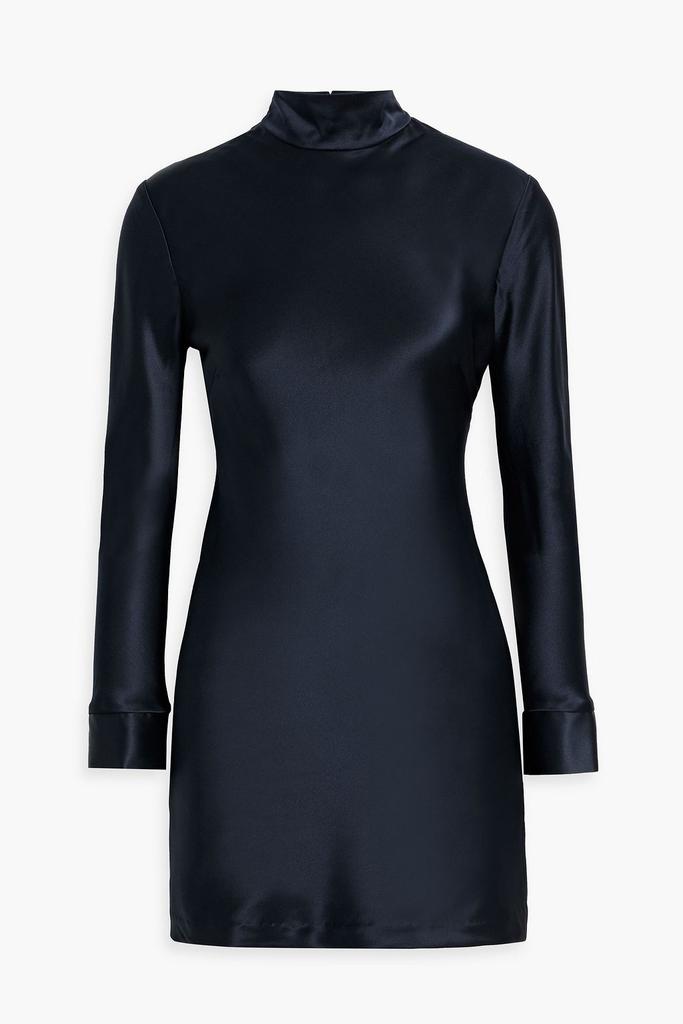 Michelle Mason Open-back silk-satin mini dress