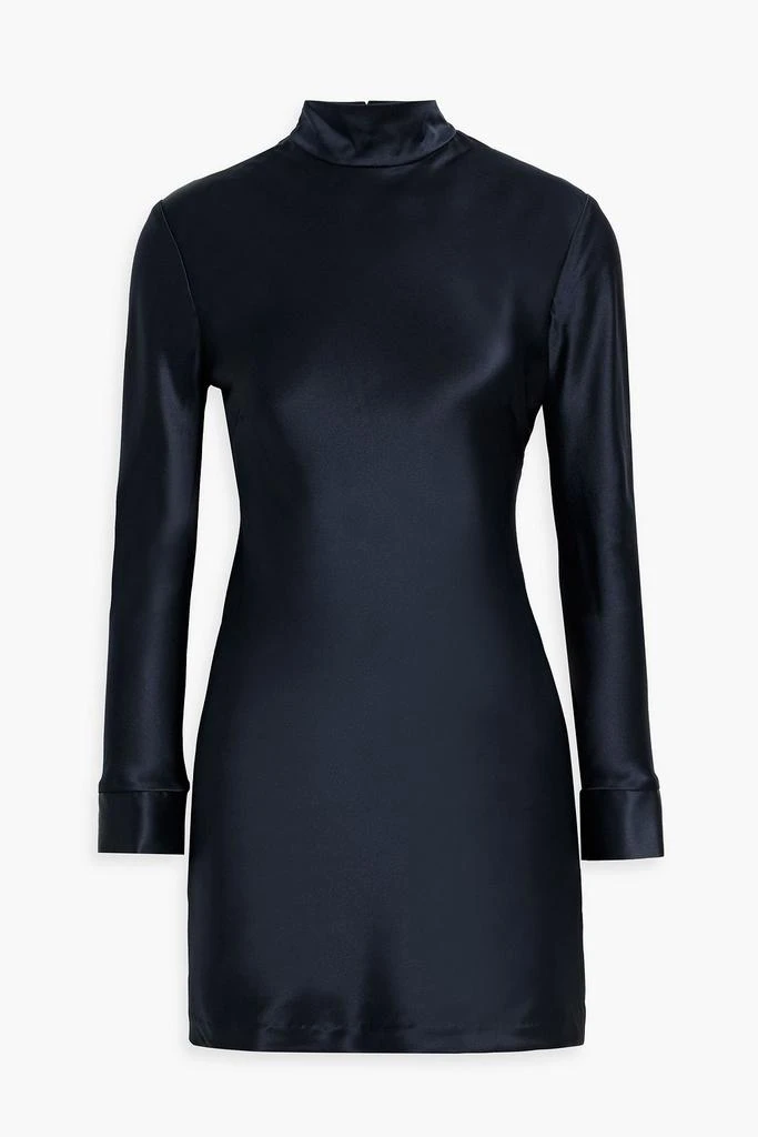 Michelle Mason Open-back silk-satin mini dress 1
