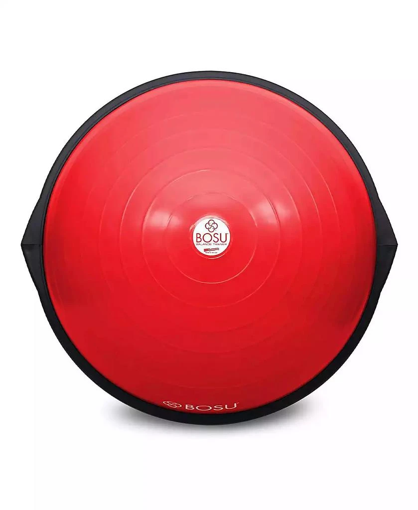 Bosu 72 10850 Home Gym Equipment The Original Balance Trainer for Physical Exercise, Rehab, Large Balance Ball 65 Centimeter Diameter, Red and Black 1