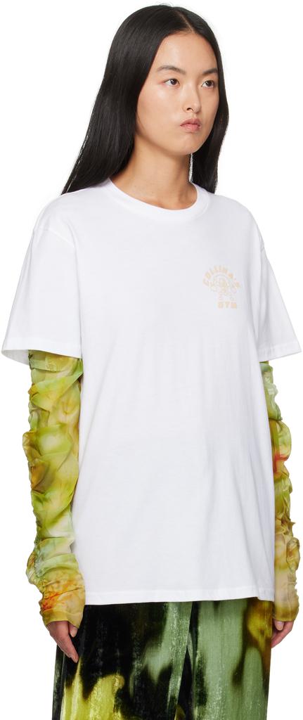 Collina Strada White CS Gym Graphic T-shirt