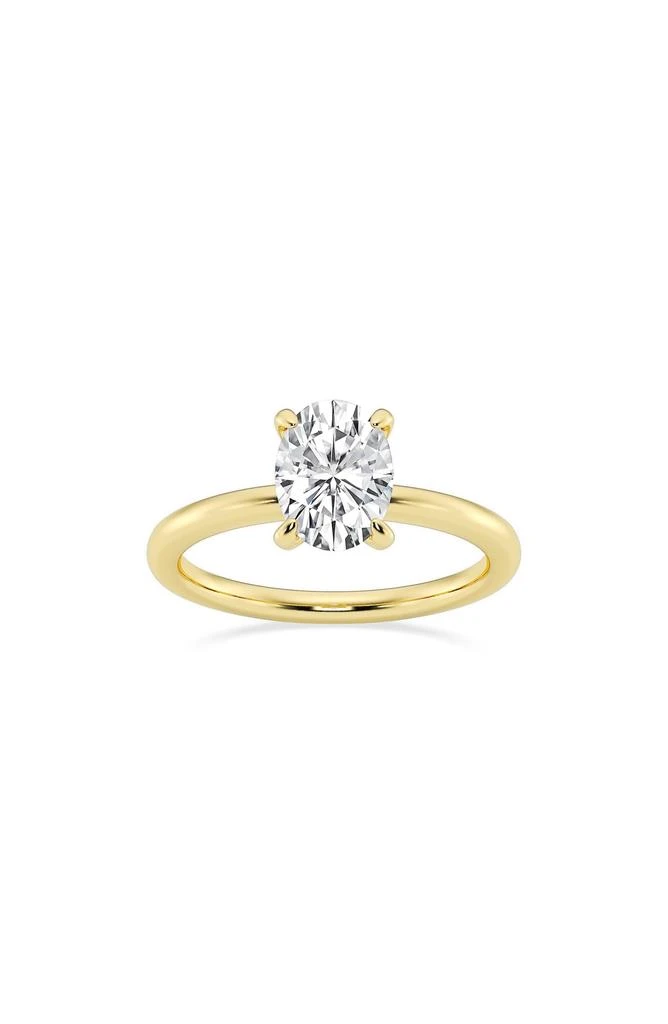 Badgley Mischka Oval Cut Lab Created Diamond Engagement Ring - 1.50 ctw 1