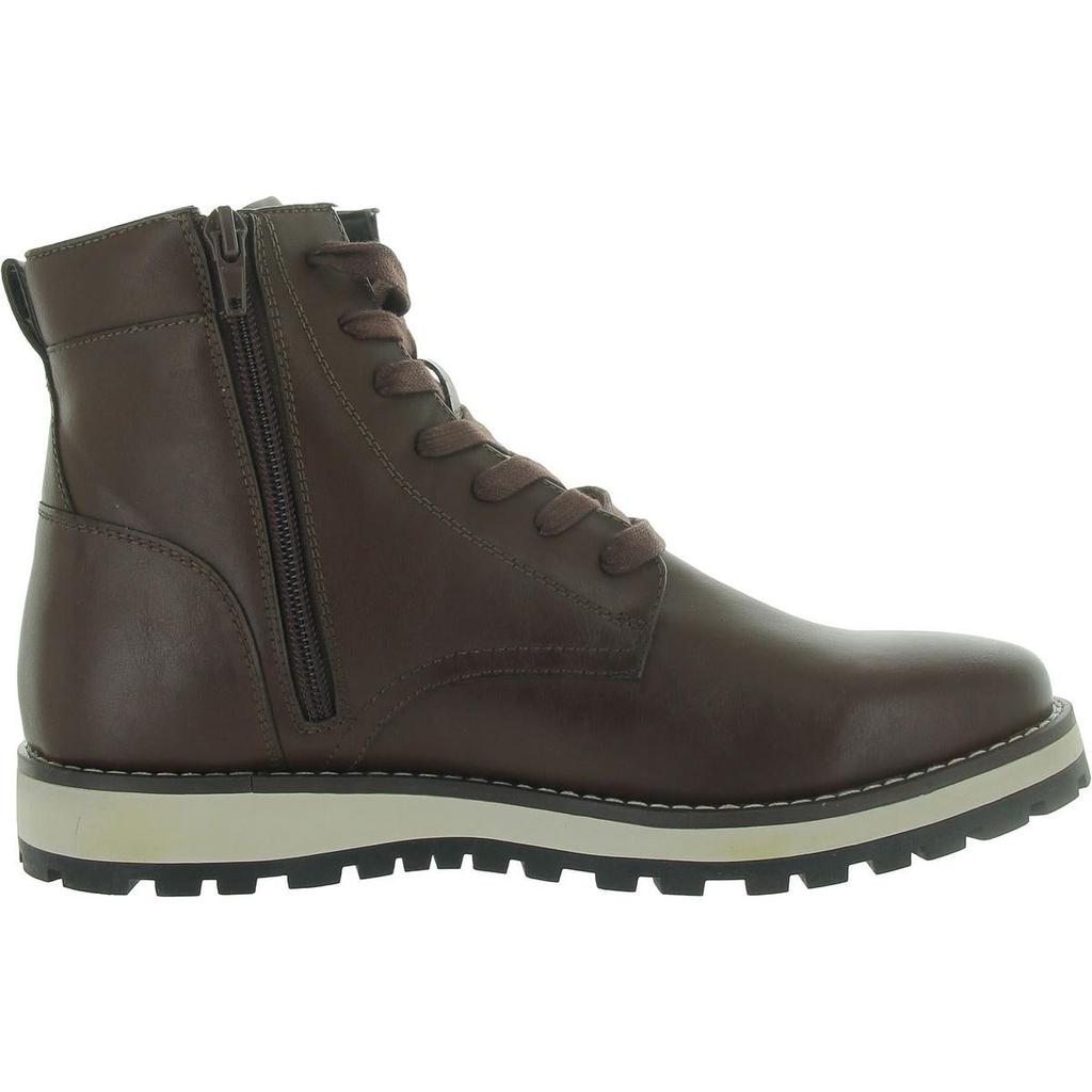 Alfani Andres Womens Faux Leather Ankle Chukka Boots
