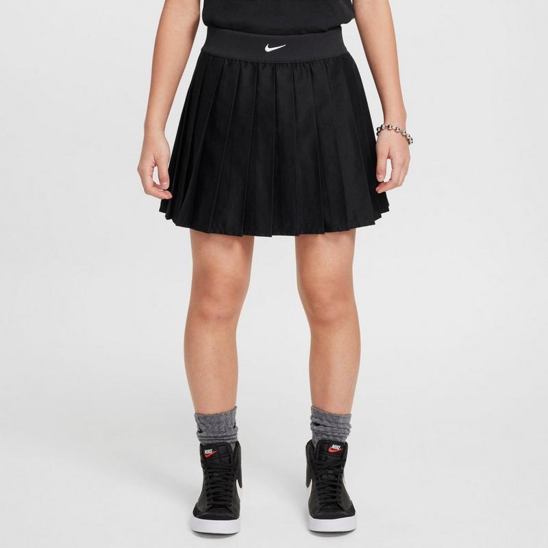 black nike pleated skirt