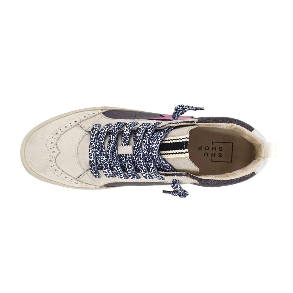 Shu Shop Paulina Metallic High Top Sneakers 4