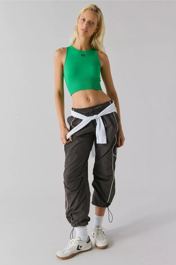 P.E Nation P.E Nation Kelly Green Restore Seamless Crop Tank Top 3