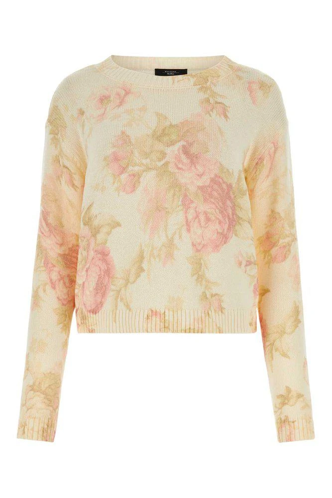 Weekend Max Mara Weekend Max Mara Floral Patterned Crewneck Jumper 1