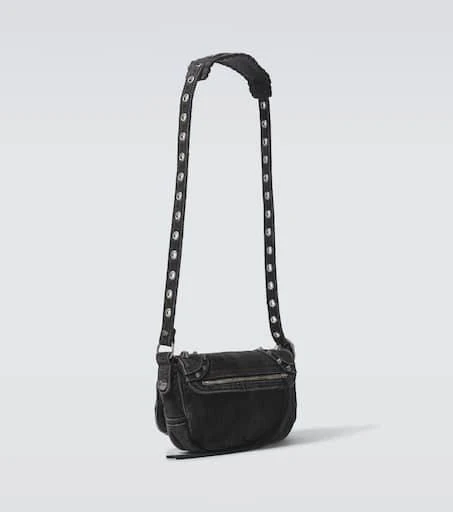 Balenciaga Le Cagole XS denim shoulder bag 5