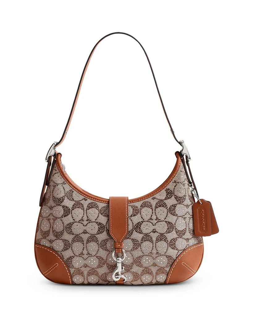 Coach Hamptons Hobo Bag in Crystal Signature Jacquard 1