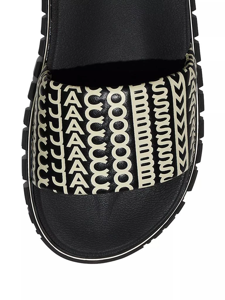 Marc Jacobs The Monogram Leather Slides 4