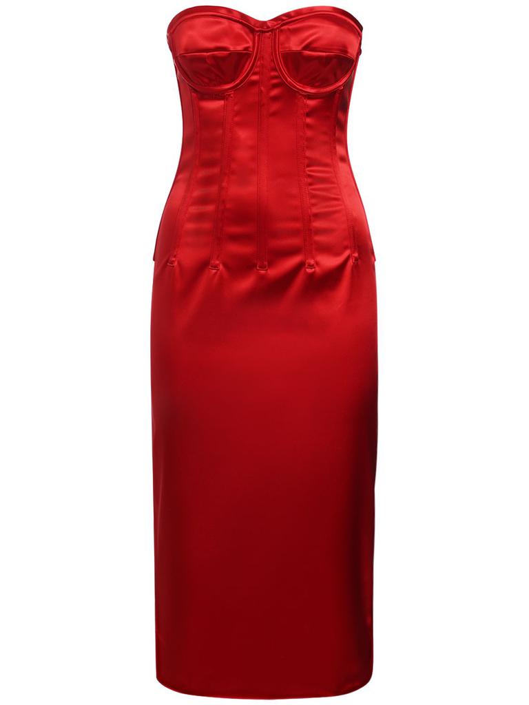 Dolce & Gabbana Silk midi pencil dress with Maiolica print